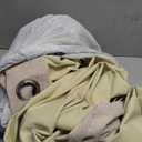 MIULEE 100% Blackout Linen Textured Curtains for Bedroom Solid Thermal Insulated Natural Beige Grommet Room Darkening Curtains & Drapes Luxury Decor for Living Room Nursery 52 x 84 Inch (2 Panels)