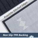BEQHAUSE Kitchen Rugs Nonslip Kitchen Mats for Floor Absorbent Kitchen Rugs Machine Washable Kitchen Floor Mat with TPR Backing, 20"x48", Blue