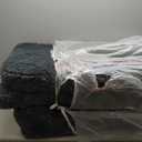 Foldable Human Dog Sofa Bed, 73x42x10 in Faux Fur Orthopedic Pet Bed with Egg Foam Mattress, Portable Dog Bed for Adults, Camping Indoor Use