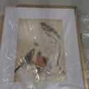 8x10 Picture Frame, Gold Aluminum Metal Photo Frames with HD Glass, Fits 5x7 with Mat or 8 x 10 without Mat, Display for Wall and Table