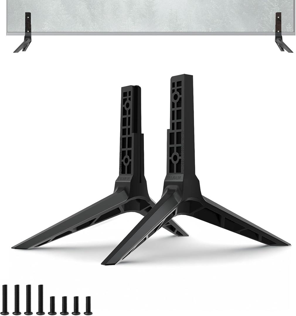 No-Drill TV Stand Legs Exclusive for Vizio D40F-G9 V405-G9, Only for Vizio TV Replacement Stand We Listed, Not for Other Models, w/All Screws, Instructions & Non-Slip Pads