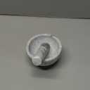 Fox Run Large Marble Mortar and Pestle (8.25" x 4", White)