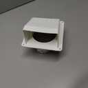 Builder's Best EX-EVW 04 4-Inch Diameter Plastic Eave Vent, White