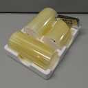 Flameless LED Candles Light, ALED Light 3 Pack Warm White Plus Multicolor Real Wax Battery Operated Electric LED Battery Candles with Timer FLameless Pillar Candles for Decoration