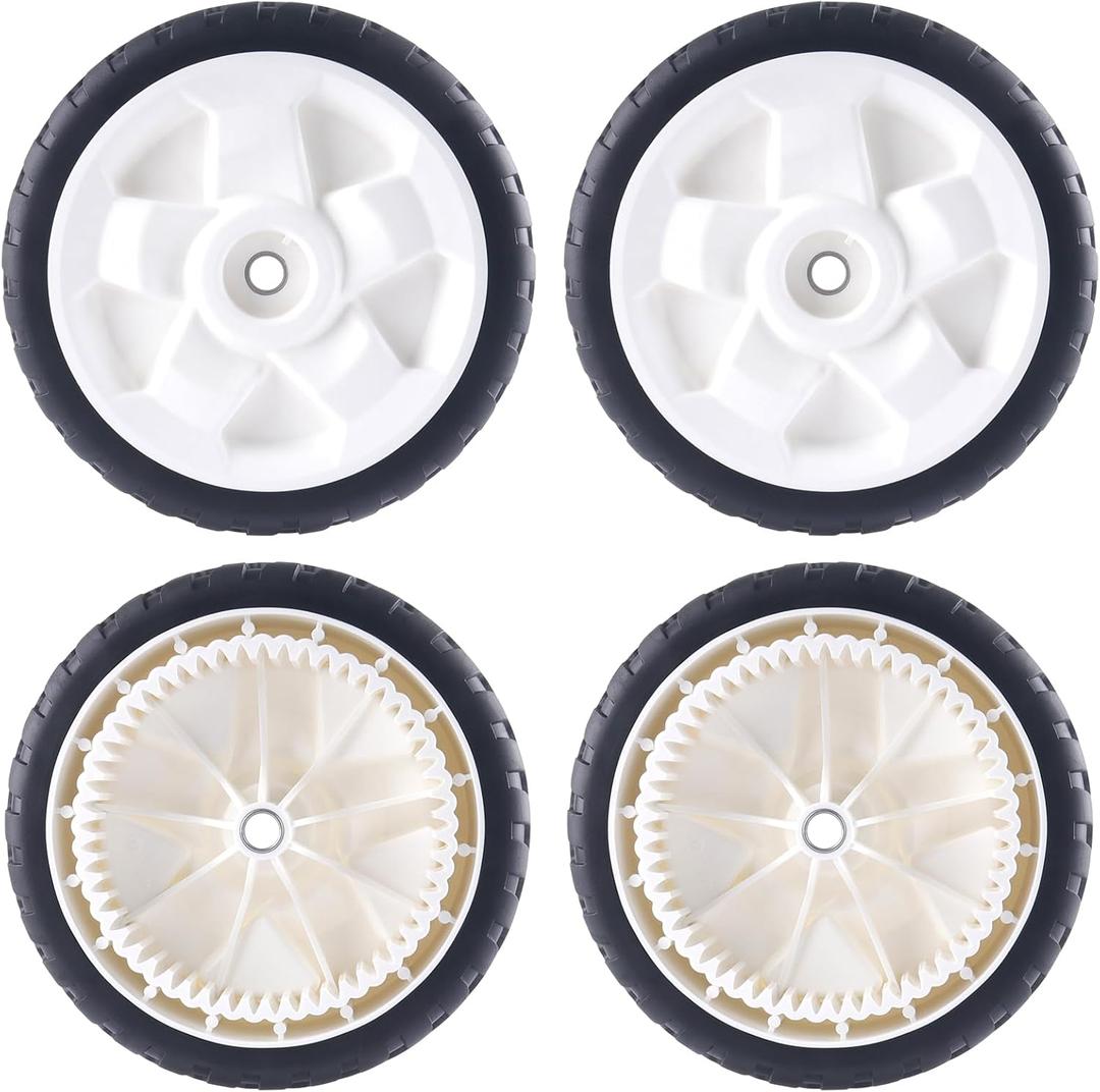 CheeMuii 119-0311 Lawn Mower Wheels 4 Pack 8" Push Mower Front Drive Wheels Replace for Toro 119-0311 20330 20339 20350 20370 20954 137-4832 115-2878 etc
