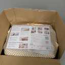 5 Pack Decorative Small Storage Baskets for Shelves, Cotton Rope Woven Basket for Organizing Bathroom, Nursery, Closet, Cabinet, Toys & Socks, Gift Baskets Empty, 11.8"x7.9"x4.7", Khaki