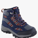Northside Unisex-Child Rampart Mid Hiking Boot, 11, Navy/Orange