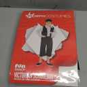 fun shack Victorian Boy Costume, Kids Historical Outfit, Boys Period Attire, Victorian Style Dress-Up, Medium (Black)