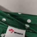 WIHOLL Cap Sleeve Tops for Women Summer Top Basic Tee Shirts Business Casual Tank Loose Fit 2026 Fashion, XL, Green Polka Dots