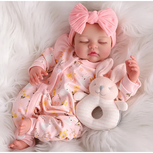 BABESIDE Lifelike Reborn Baby Dolls Girl - 20 Inch Realistic Newborn Baby Doll with Poseable Body, Real Life Baby Dolls with Accessories for 3+ Year Old Girls Gifts, Pretend Play, Collection