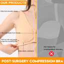 Post Surgery Front Closure Bra (Nude, Small)
