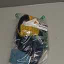 Dog Snowsuit with Built-in Harness, 4-Leg Full Body Winter Coat, Fleece Lined Puffer Jumpsuit with Back Zipper & Reflective Trim for Small Medium Large Dogs (Blue, Small)