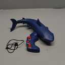 Terra by Battat  Remote Control Shark Toy for Bath & Pool Play  Electronic Great White Shark with Realistic Movement  Water Fun for Kids 6+ Years