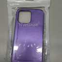 Nvollnoe for iPhone 13 Pro Case with Card Holder Heavy Duty Protective Dual Layer Shockproof Hidden Card Slot Slim Wallet Case for iPhone 13 Pro for Men&Women(Purple)