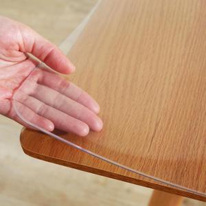 Warmstar Clear Table Protector 2mm Thick, 38 x 60 Inch Clear Table Cover Protector, Plastic Table Cover, Clear Desk Mat Desk Pad, Desk Protector Mat for Coffee Table, Writing Desk, Dining Room