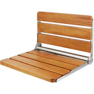18 Inch Foldable Shower Seat Wall Mounted, Folding Shower Bench for Small Shower Spaces, 400lbs Max Load for Inside Shower, Foldable Chair for Seniors Adults,304 Stainless Steel