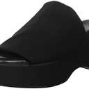 Minshluu Womens Wedge SIides Sandals Platform Open Toe Slip On Elastic Band Wedges Shoes,Size 11