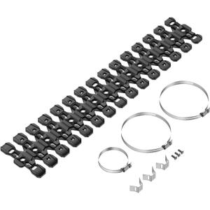 Black Pipe Heat Shield Guard Cover Compatible with Yamaha YZ125 / YZ250,Compatible with KTM 125/150 / 250/300 EXC,Compatible with GASGAS EC 250/300,See Fitment