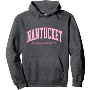 Vintage Nantucket Island Retro Preppy Throwback Girls Women Pullover Hoodie, Size Small