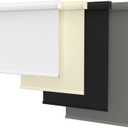 MYshade Cordless Roller Shades, Blackout Roller Blinds with Valance Cover, Room Darkening Window Shades for Home, Office, Bathroom, French Door, UV Blocking, Thermal Insulated, 20 inch Wide, White