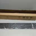 Box Spring Twin 4 Inch Low Profile, Heavy Duty Metal Box Spring Bed Base with Fabric Cover, Mattress Foundation, Easy Assembly, Noise Free, Black