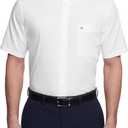 Tommy Hilfiger Short Sleeve Button-Down Shirt (18.5" Neck, White)