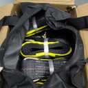 KJE 4 Pack Car Tie Down Straps for Trailers  Tire Ratchet Strap with Flat Hooks  2" x 10' 10,000LBS Break Strength  Lasso Style Wheel Straps for Hauling UTV, SUV, Any Cars