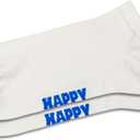 Happy Socks Unisex 3-pack Star Low Socks (Medium-Large, Black)