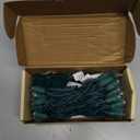 Christmas Lights LED Commercial Mini LED String Lights, 120V UL, Green Wire Xmas Lights for Indoor & Outdoor Use, Holiday Party Decorations, Trees, Light Displays (Cool White, 17FT)