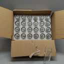 Hewory Cylinder Glass Bud Vases: Set of 24 Small Clear Skinny Single Flower Vase for Centerpieces - Minimalist Bulk Vases for Wedding Birthday Bridal Shower Party Events Table Decor, 5.91"(H)1.8"(D)