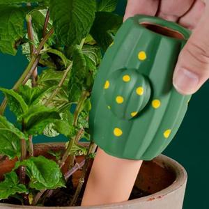 Terracotta Watering Spike Set, Self Watering Planter Insert, Automatic Plant Watering Devices for Vacation Care, Garden/Office/Outdoor/Indoor Plant Decoration