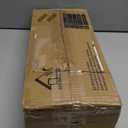 QEEIG Bathroom Floating Shelves for Wall - 15.7" Wall Mounted Shelf Over Toilet Farmhouse Home Decor Display Bookshelf Small 15.7 x 6.7 inch Set of 2, Rustic Brown (008-40BN)