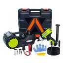ActDoer Electric Car Jack Kit 5Ton 12V Car Jack Hydraulic (Lifting Range: 6.1-20.86 inch) with Impact Wrench & Inflator for Car SUV Sedan MPV with LCD & Tire Pressure Display