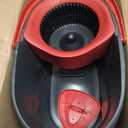 O-Cedar EasyWring Microfiber Spin Mop, Bucket Floor Cleaning System, Red, Gray, Standard, Missing Pieces