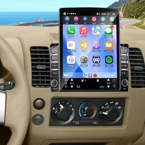 ikasus Android 13 Double Din Car Stereo Radio for Nissan Frontier 2005-2008 9.7 inch Touch Screen Car Stereo w/Carplay Android Auto Support GPS Bluetooth WiFi FM RDS DSP Backup Camera,2+32G