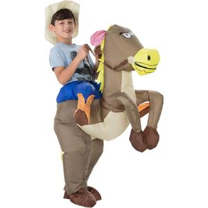 TOLOCO Inflatable Costume Adult & Kid Ride On Halloween Costume Blow Up Costume for Parties Cosplay Christmas Birthday