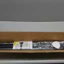 ALLZONE Tension Curtain Rod for Window, 83-123 Inches, Heavy Duty Curtain Rods No Drilling, Non-Slip Bathroom Shower Tension Rod, Renter Friendly, Adjustable, Spring Loaded, Extra Long, Black