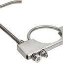 2PCS Universal Exhaust Pipe Clamps 2" Exhaust Bracket with Muffler Hanger Exhaust Pipe Hanger 9.5 Inch Long Compatible with 2-Inch Car and Truck Exhaust Pipes