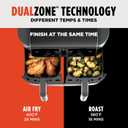Ninja DualZone Air Fryer, 8 Qt, 6-in-1, Grey, DZ801