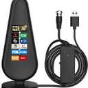 HDTV Indoor Digital TV Antenna Up with Amplifier Signal Booster, 560+ Miles Range TV Antenna for Smart TV,4K 1080P Free Local Channels Support All TV with 18ft Coaxial Cable