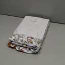 Baby Blanket, Purple Fleece Baby Blankets for Boys Girls, Warm Soft Portable Toddler Minky Blanket with Woodland Animal Print, for Newborn Crib, Stroller, 40 x 30 Inch