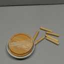 3-Pack Round Pottery Molds Wood Pottery Tools with Handle Top Forms for DIY Bowls Plate Dish Slump Press Art Making Pottery Tools for Handbuilding(4.5" 5.5" 6.5")