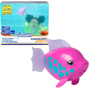 SwimWays Rainbow Reef Fish Toy, Kids Swimming Accessories & Water Toys, Learn to Swim Pool Toys for Kids Ages 5 & Up, Batteries Included, Tuna Turner