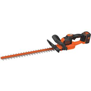 BLACK + DECKER LHT341 40V MAX POWERCUT Lithium-Ion 24 in. Cordless Hedge Trimmer Kit (1.5 Ah)