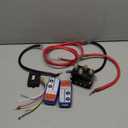 12V 500A Winch Solenoid Contactor Relay for 8000lb-15000lb ATV UTV Truck Jeep Winches with Twin Remote Control Kit and 4pcs Pre-Wires with Lugs