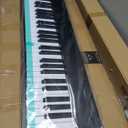 88 Key Digital Piano Electric Keyboard, 88 Key Keyboard Piano for for Beginner, with Power Adapter, Sustain Pedal, Stand, Bluetooth, Carrying Case, Headphones, USB-MIDI, for at Home/Stage (Black)