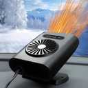 LILITUAN Car Heater,12V 200W Car Heaters for Vehicle,Portable Car Heater that Plugs into Cigarette Lighter,360 Rotatable Windshield Defroster