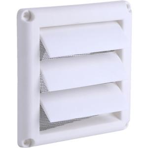 Plastic Air Vent, 3 Flaps Wall Duct Ventilation Grill with Net, New Brand, Suitable for Home, Office, or Anywhere (15 * 15cm)