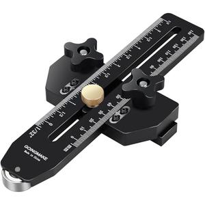 GOINGMAKE Thin Rip Jig Table Saw Jig Guide for Making Repetitive Narrow Thin Strip Cuts Woodworking Tools Fast Thin Ripping Guide for Table Saw Band Saw Router Table Fits for 3/8" x 3/4" T Slot