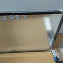 White Board Cork Board Combo, 24" x 18" Magnetic Dry Erase Board & Corkboard for Wall, Bulletin Board Vision Board for Home Office School, Black Aluminum Frame